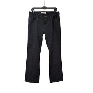 Levi's Black Low Boot Cut 545 Jeans Sz 14 Medium